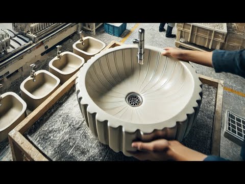Complete Process of Wash Basin Manufacturing | From Raw Material to ...