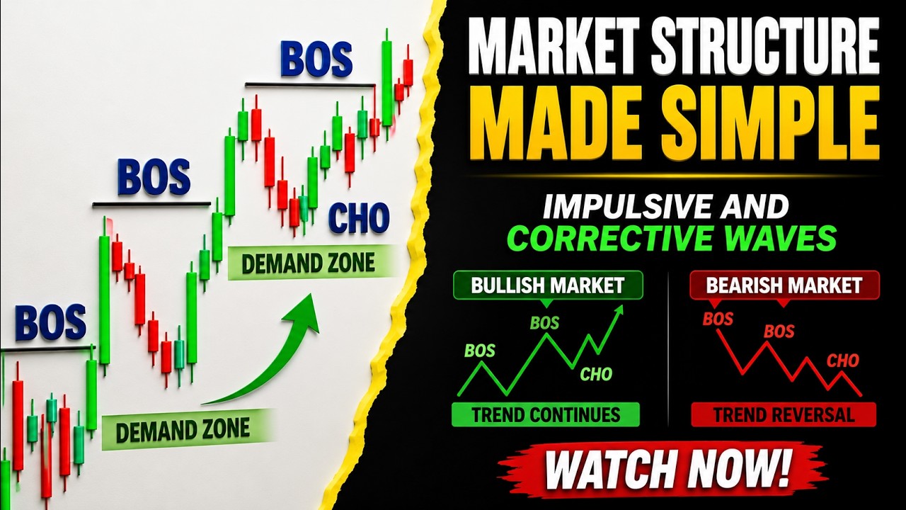 How to Read Market Structure in Forex (Beginner to Advanced) - YouTube