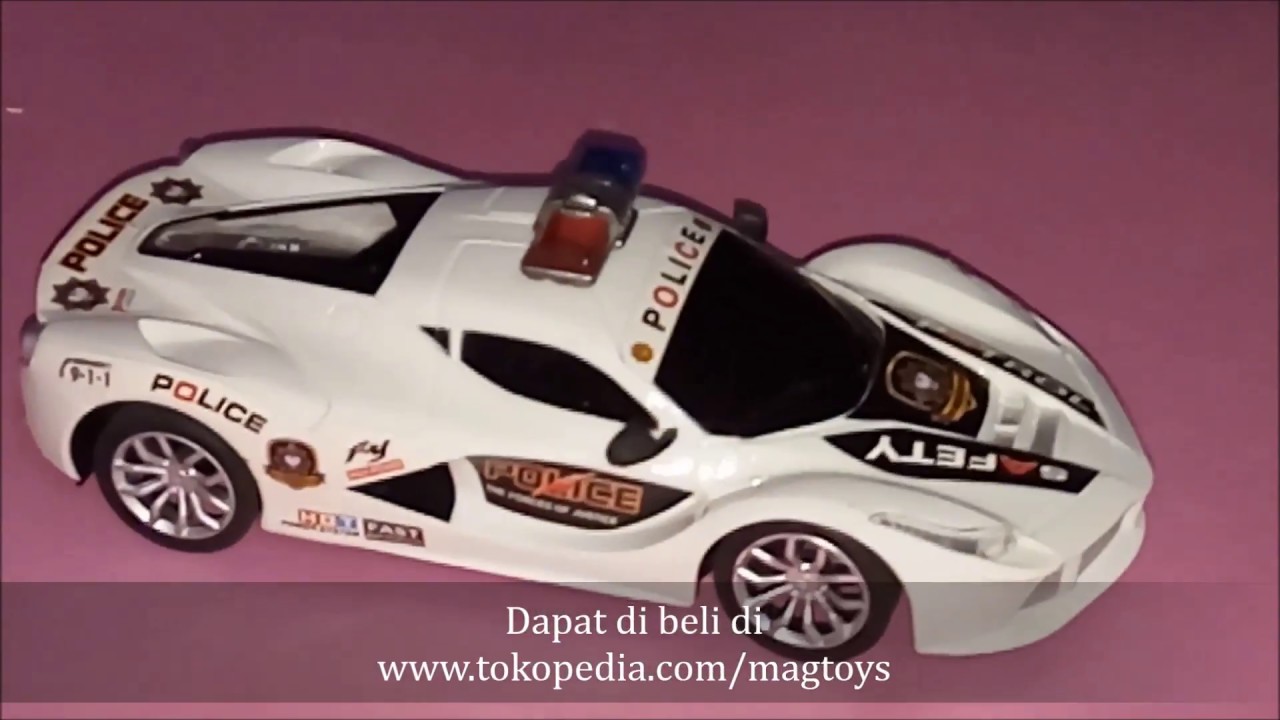 MOBIL MOBILAN RC REMOTE POLICE - YouTube