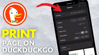 How to Print on Duck Duck Go (EASY!) screenshot 3