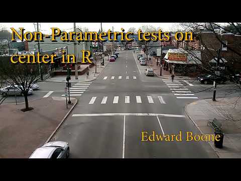 Non-Parametric tests for center in R