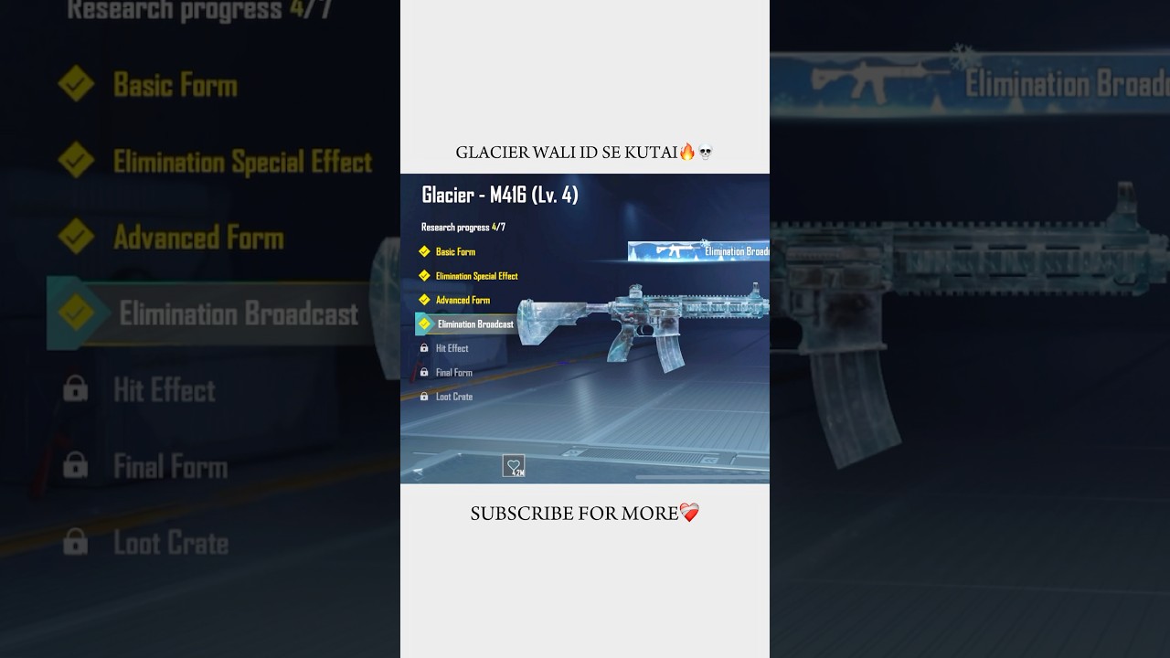 GLACIER WALI ID SE KUTAI🔥💀❗️