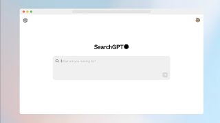 SearchGPT de OpenAI - Video Oficial de Prototipo