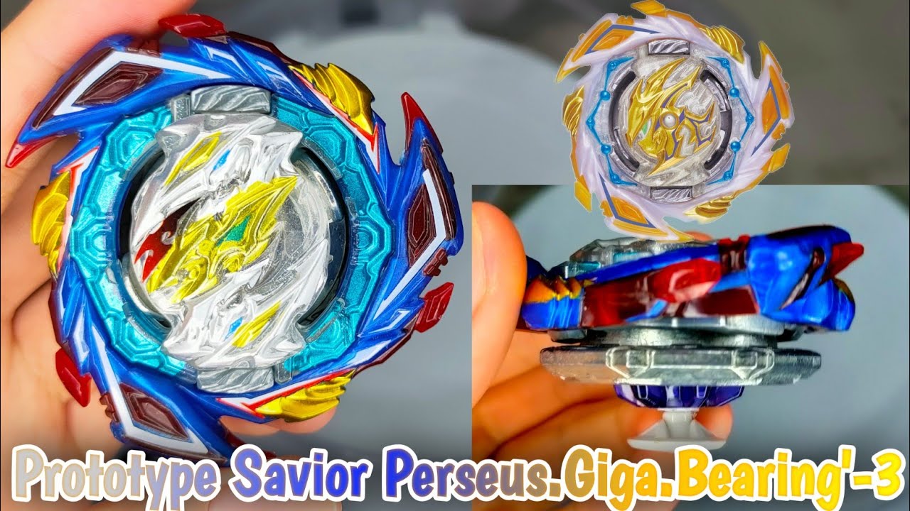 PROTOTYPE Savior Perseus.Giga.Bearing'-3 Beyblade Burst Dynamite Battle 