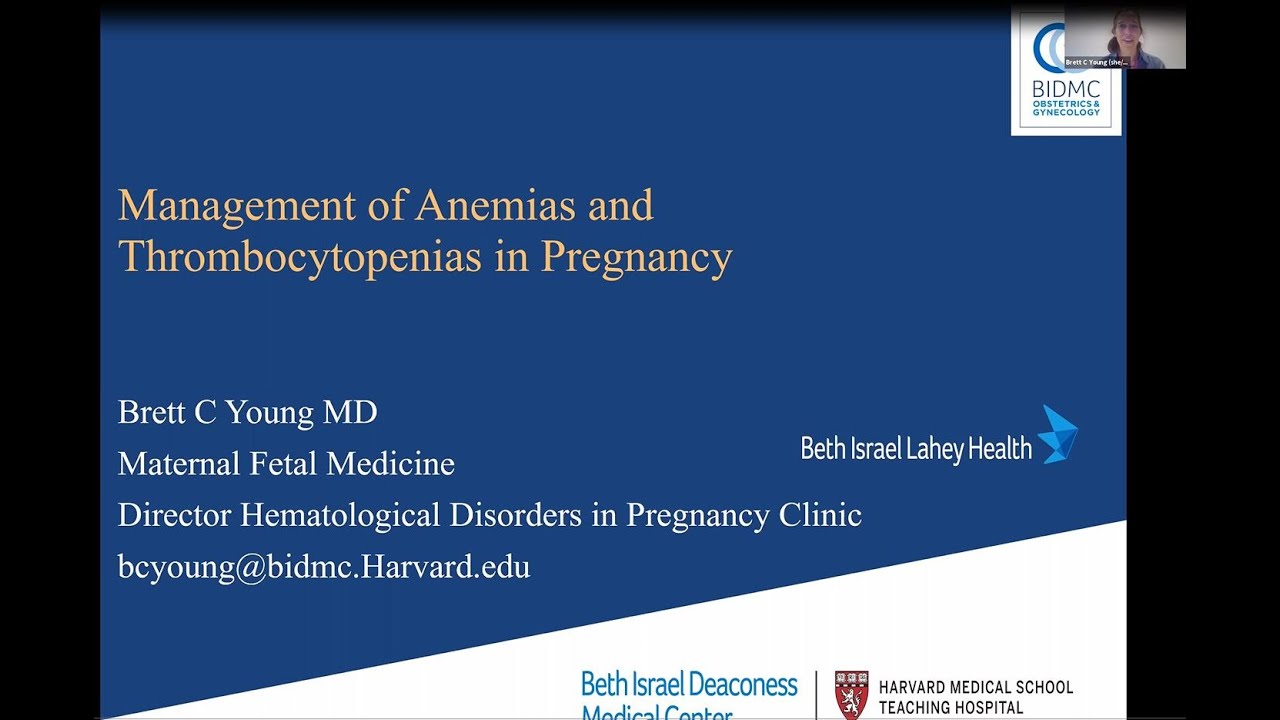 Management of Anemias and Thrombocytopenias in Pregnancy