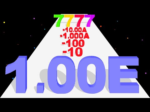 NUMBER MERGE RUN - Number Master 3D (Infinity; No Ads plus Ads Clicker)