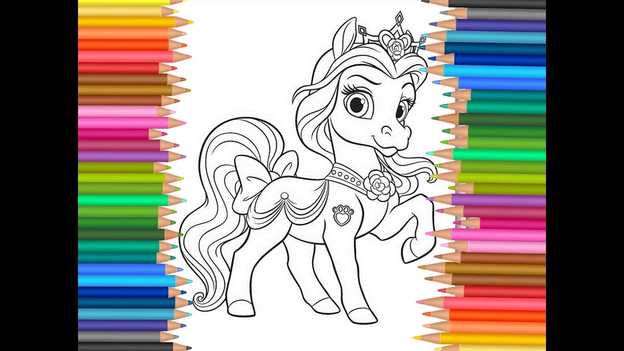 Disney Palace Pets Coloring Page