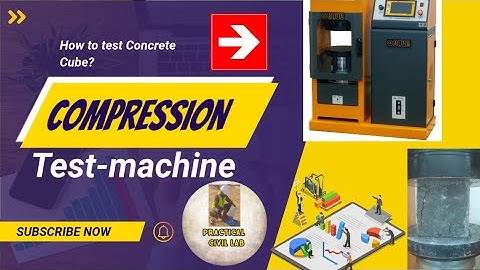 How to test concrete cube? 
