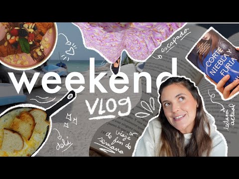Weekend vlog: leyendo ACOMAF 📖, roadtrip improvisado 🚘 y encuentros que me recargaron energía 🩷