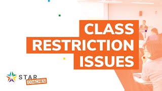What to do about class restriction errors while registering at UH (revision)