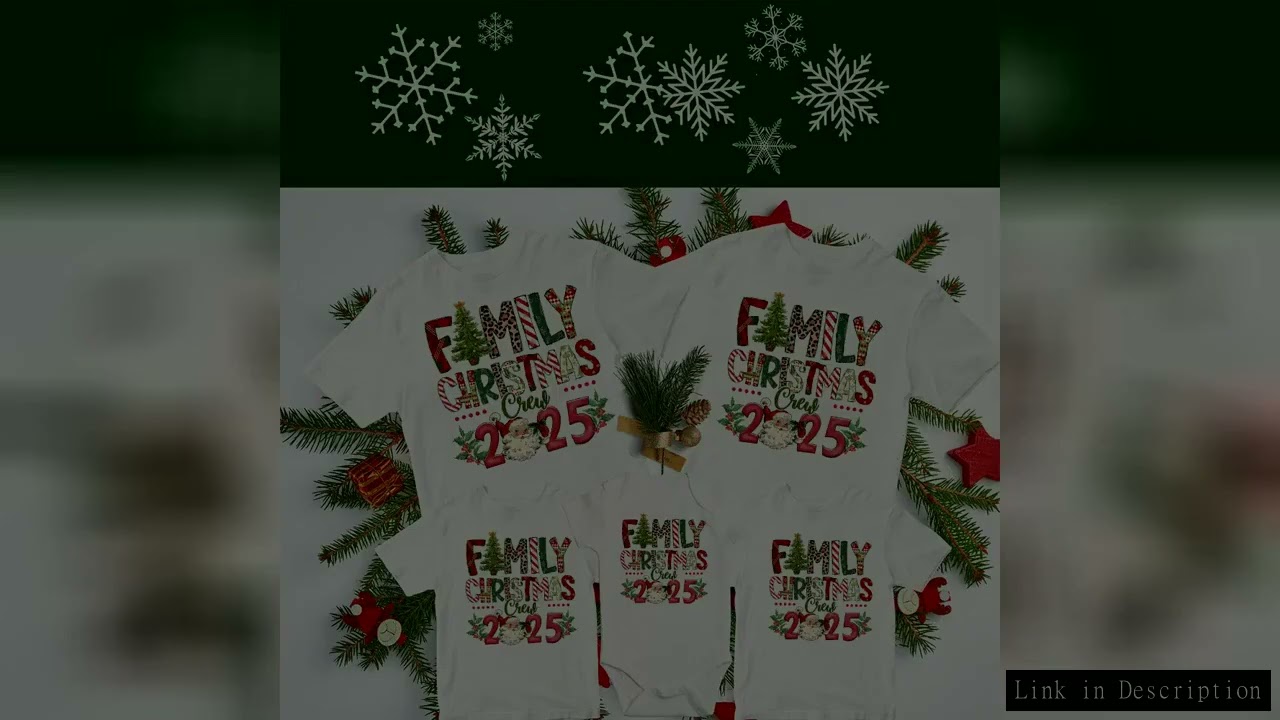 Family Christmas 2025 Matching Shirts Christmas Matching Outfits Dad Mom Kid Shirt Baby Romper Famil