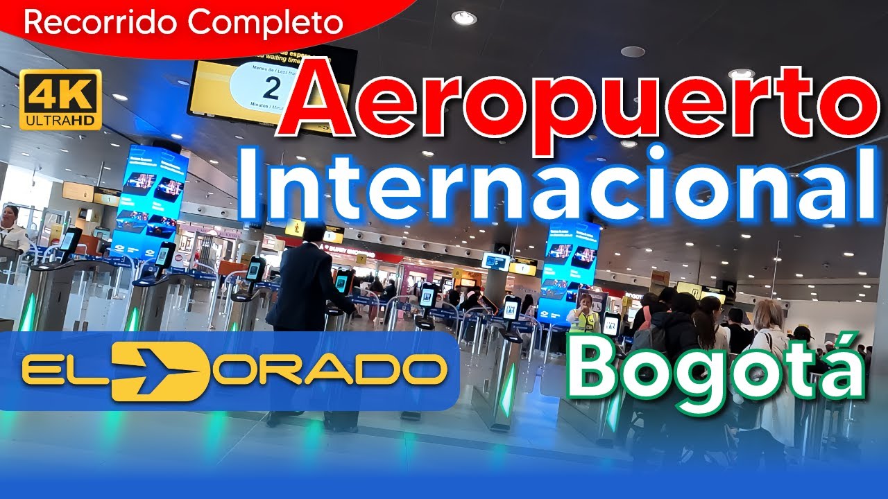 Aeropuerto Internacional el Dorado Bogotá Colombia, el mejor aeropuerto de Sudamérica