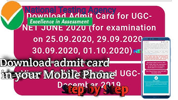how to download admit card nta ugc net June 2020 complete video | last notf | Important Instructions