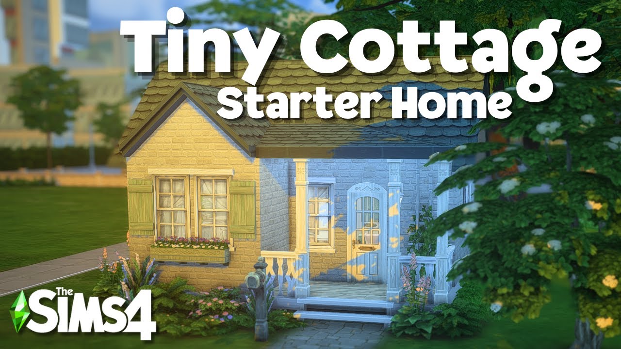 Tiny Cottage Starter Home 🏡🌱 Sims 4 Speed Build ¦ No CC - YouTube