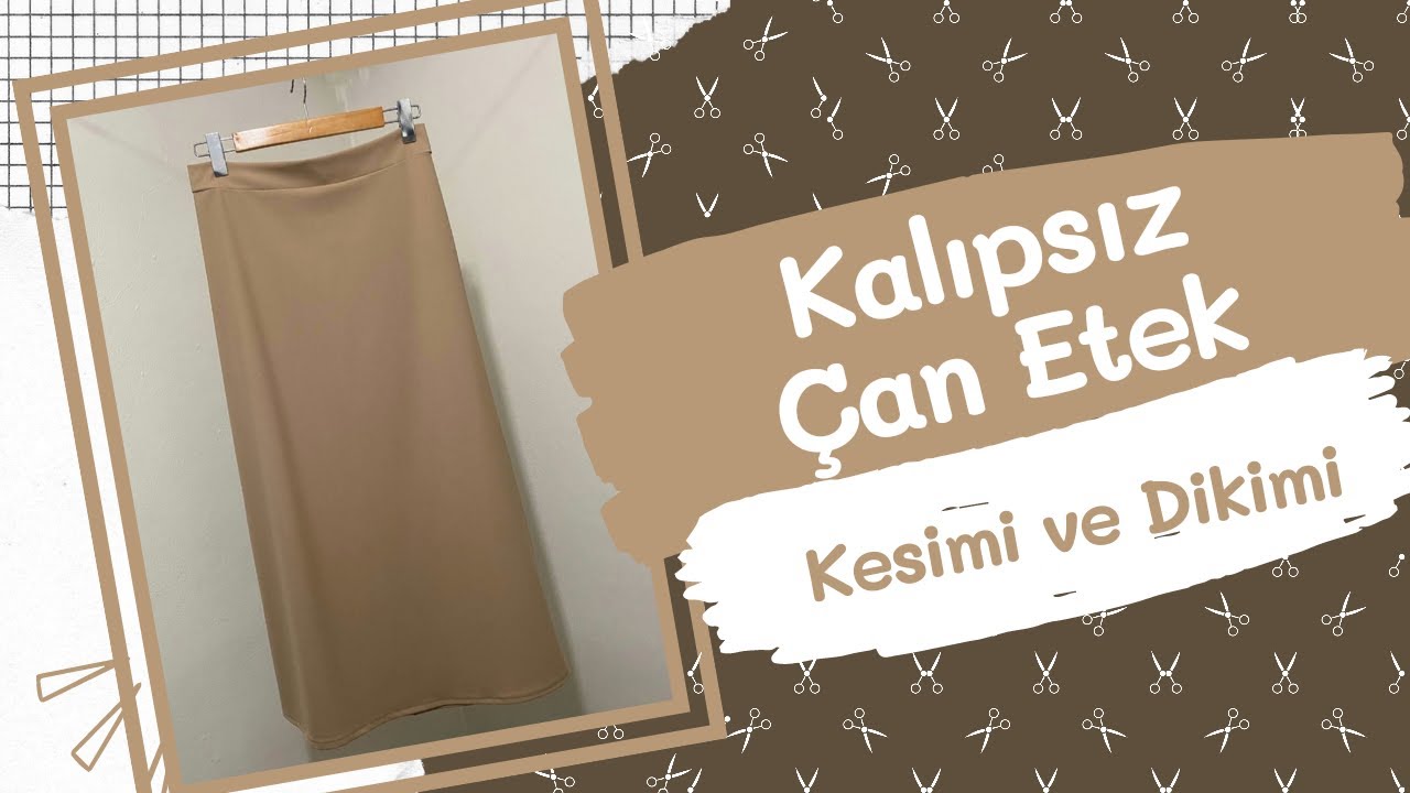 Kendin Yap || Kalıpsız, tekniksiz çan etek kesimi ve dikimi || Zeynep