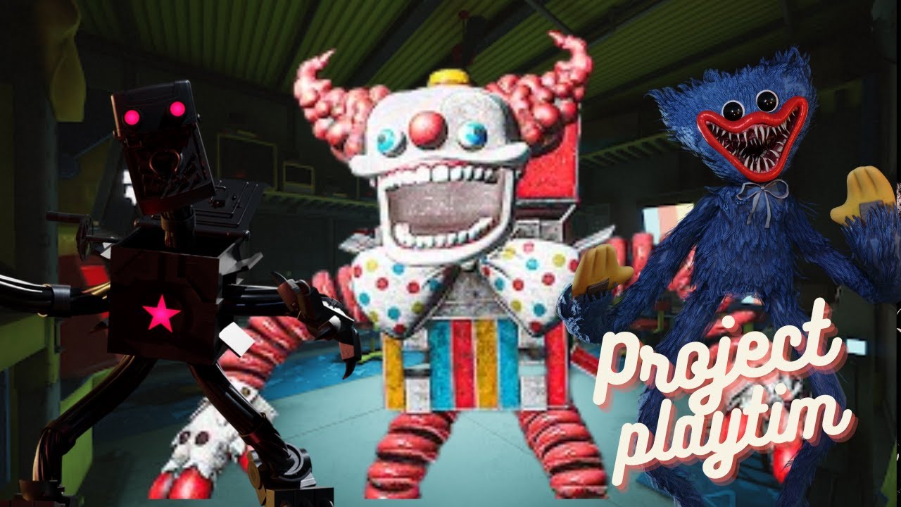 Boxy boo is now the creepiest clown!!! Project playtime 