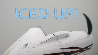 Icing Encounter &amp; Flying Lean of Peak - Philly to OK City in a Baron 58