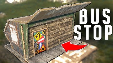 WOW This AMAZING BUS STOP Made Me RICH - Rust Trap Base