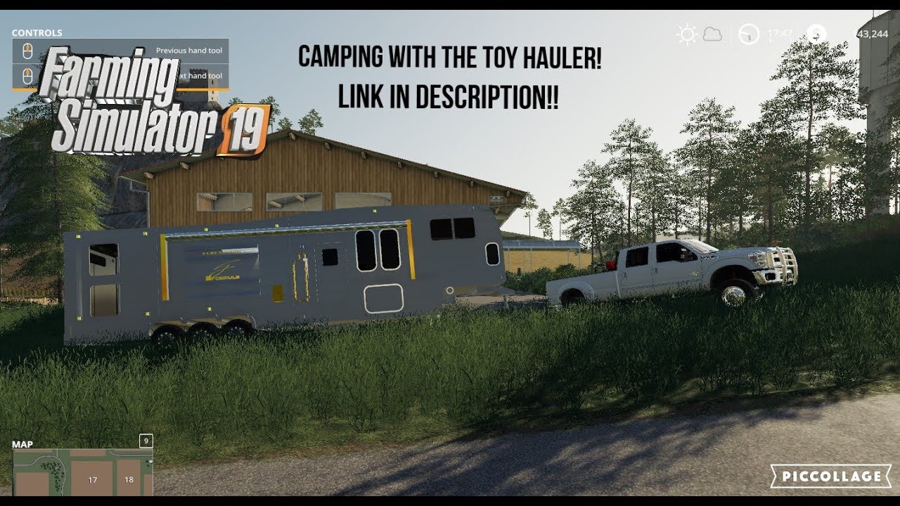 Farming Simulator 19 Camper Mod Adak Off Road Camper V10 Fs19