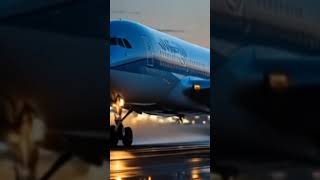 Taking Flight for Peace: UN Aircraft Launch at Twilight#Aviation#Takeoff# Twilight Flight