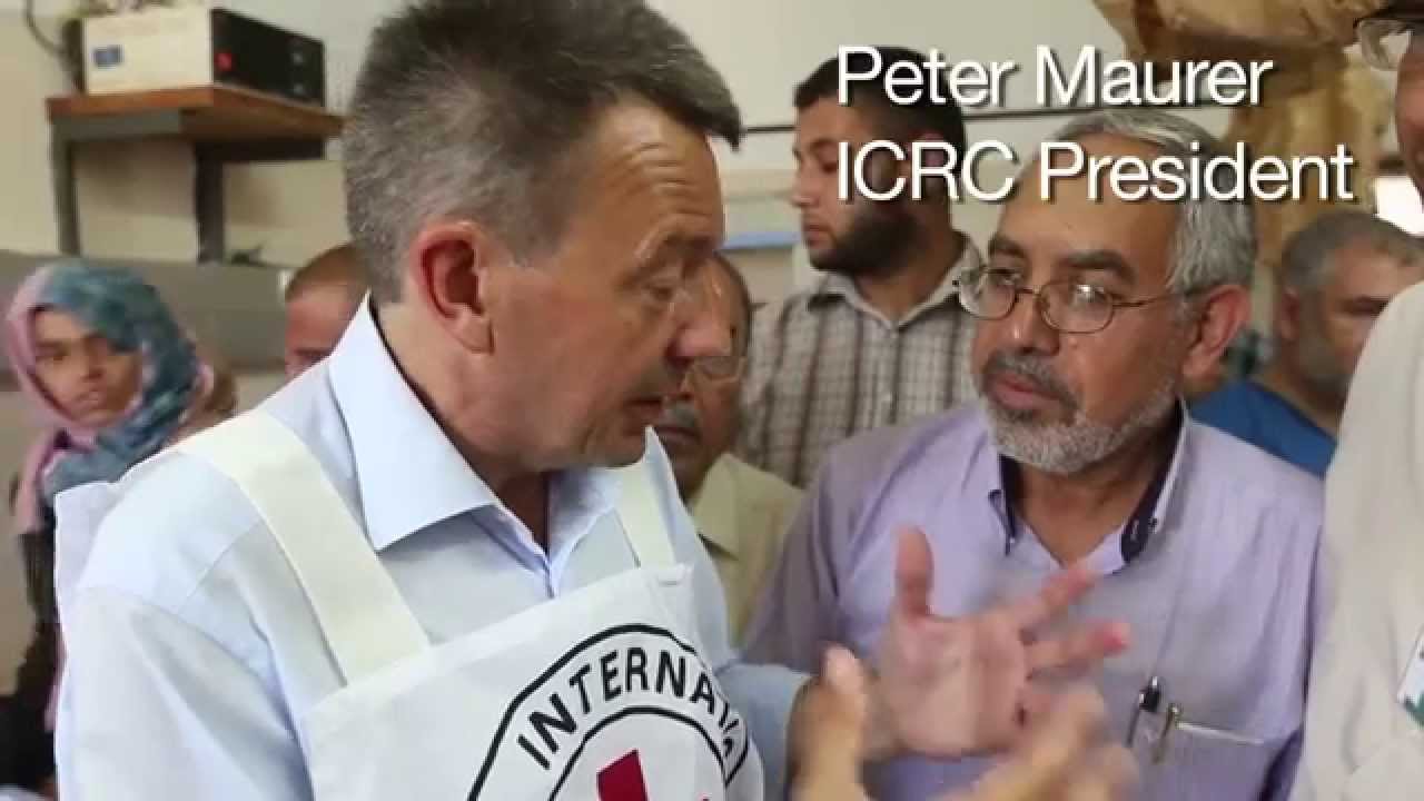 law of supply and demand ICRC President Peter Maurer in Gaza – shocked by human suffering