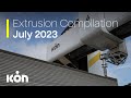 3d printing homes  extrusion compilation july 2023  icon