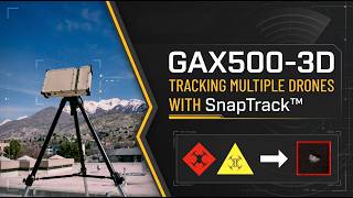 GAX500-3D Tracking Multiple Drones With SnapTrack