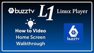 BuzzTV L1 (Linux Player) | Home Screen Functions Walkthrough | How to & Help Video Net Worth