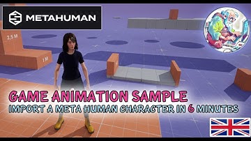 Unreal Game Animation Sample: Add a MetaHuman character