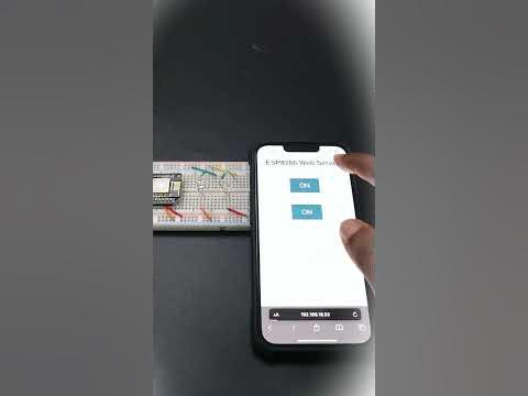Control LEDs With Smartphone Using ESP8266 WebServer #arduinoproject ...