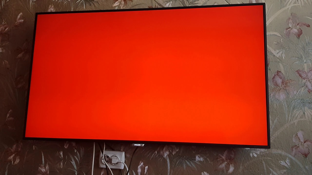 Телевизор сони моргает красный. Philips 48pus7600 2015 led. Мигающий экран. Красный экран. Телевизор красного цвета.