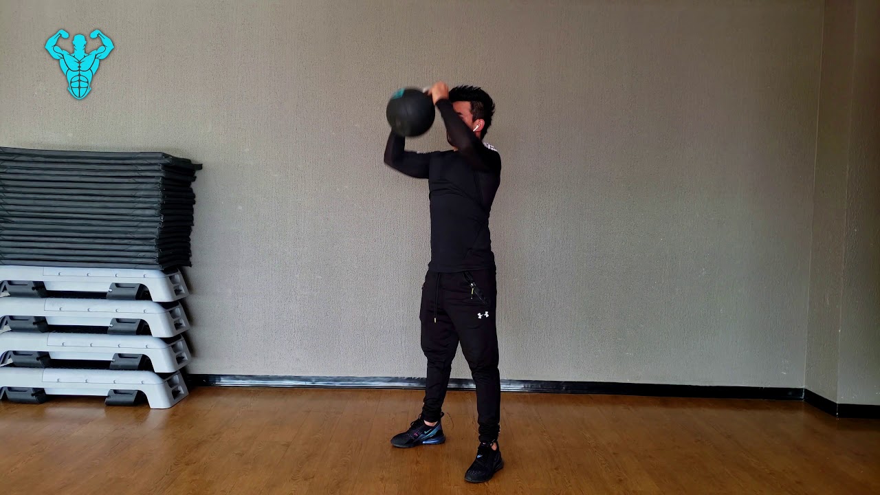 EXERCISES WITH KETTLEBELL Catcher's Squat & Press YouTube
