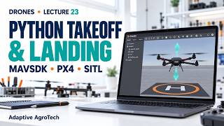 Lecture 23 | Drone Takeoff & Landing with Python | MAVSDK and PX4 Simulation