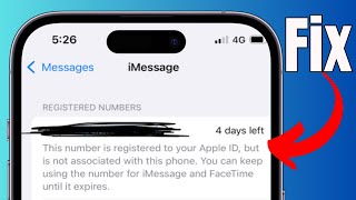 How To Fix This Number Is Registered To Your Apple ID But Is Not Associated with This Phone