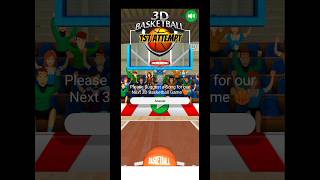 Playing 3D Basketball 🏀 AHA Mobile Games 1st Attempt screenshot 4