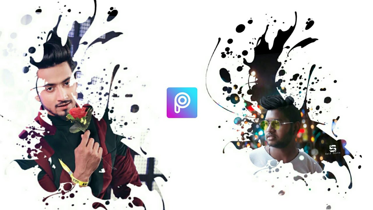 Picsart Spitter photo editing tutorial | Picsart editing tutorial | Picsart photo editing | Saif edi