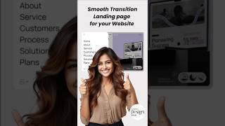 “Smooth Transition Landing Page ✨ Modern Website UI Design”