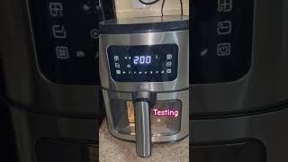 Testing The Air Fryer