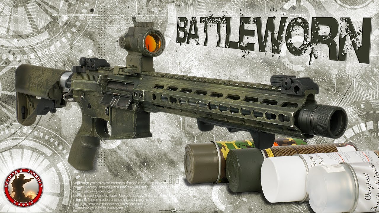 Battleworn (Paintjob,Gunpaint) - 6mm Airsoft/Softair - 4K UHD - YouTube.