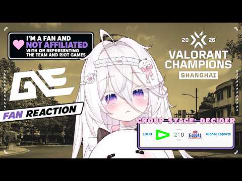 VCT ⋆˚ CHAMPIONS: GE vs LOUD【FAN REACTION】