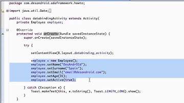 ADA Framework Screencast Databinding