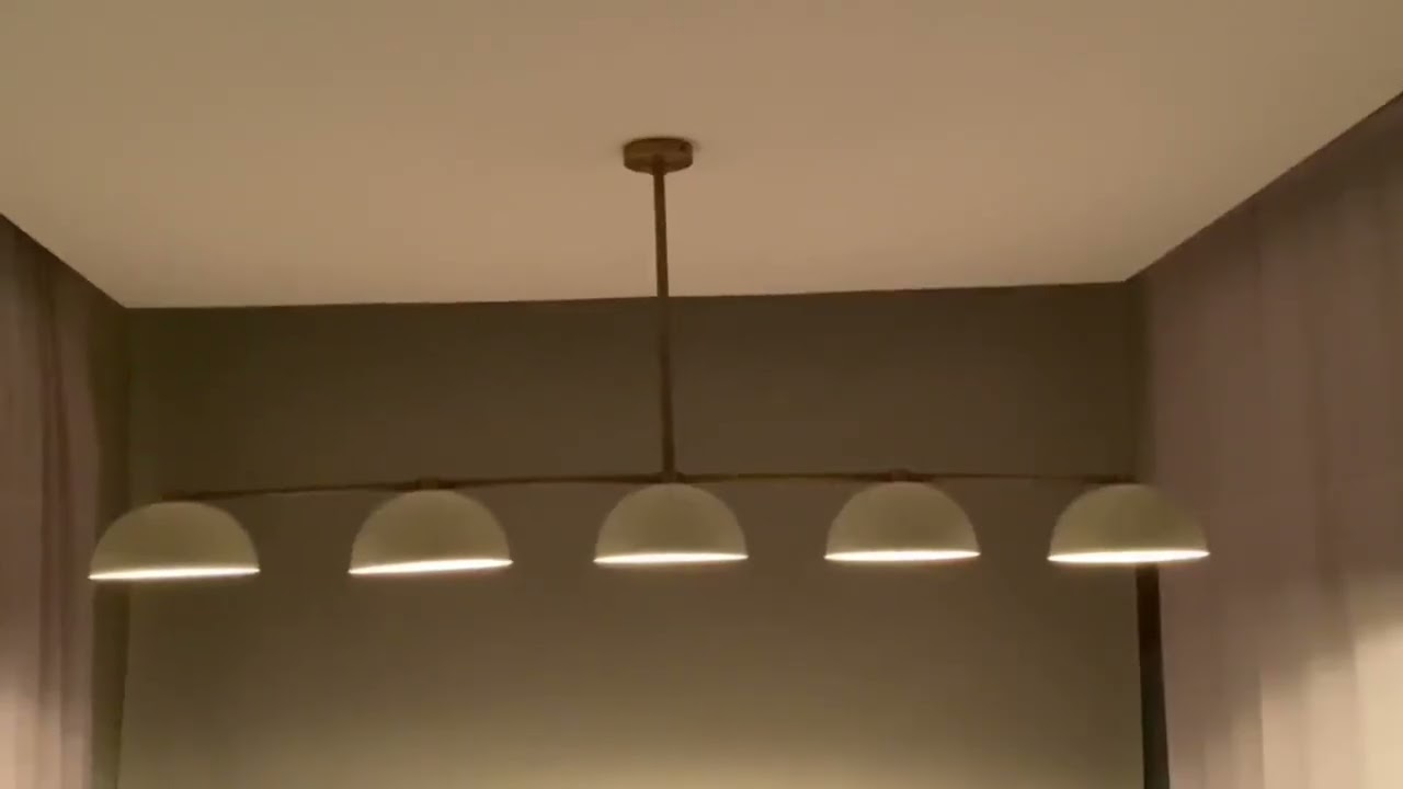 Designer Brass Chandelier & Wall Lamps Mid‑Century Modern Lighting