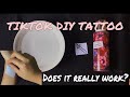 TIKTOK DIY TATTOO WITH ONLY 3 MATERIALS || Does it work?