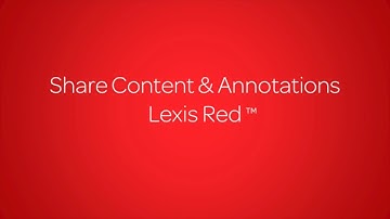 [Lexis Red 4/8] Share Content & Annotations Lexis Red