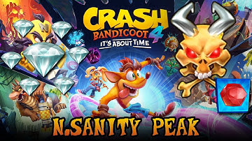 Crash Bandicoot 4: N.Sanity Peak Gameplay (walk-through, all boxes and gems + RED GEM) #PERFECTRELIC