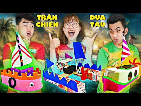 Video Làm Đồ Chơi Thuyền Tự Chế Đi Được Từ Vỏ Hộp Sữa - Hà... - youtube