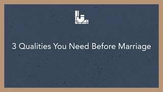 3 Qualities You Need Before Marriage - Matthew 7:24- 27 - Save The Date E2