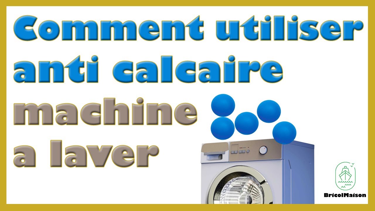 Comment utiliser anti calcaire machine a laver - YouTube