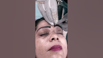 Eyebrow tattoo #vairal #tattoo #￼eyebrow #trend_unisex_saloon_mangesh