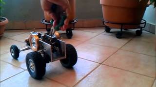 Vacuum engine model vehicle